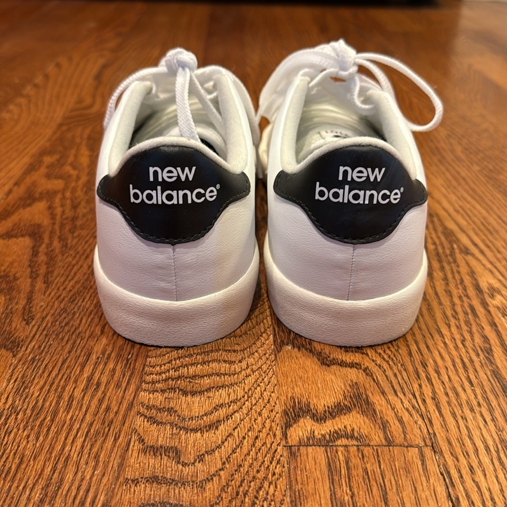 New Balance White and Black Sneakers - Picture 4 of 7